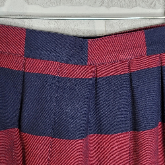 David Brooks Ltd Plaid 100% Wool Vintage Made in USA Women's Skirt Size 8P - Picture 7 of 7